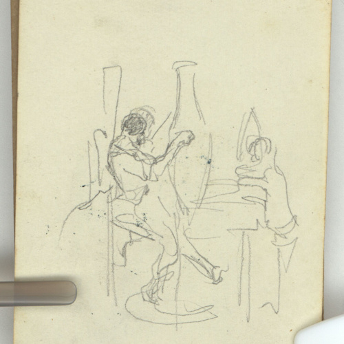 image for: Marià Fortuny - Mur (anvers) / Terrissaire (revers) - Cap a 1866-1872 [1]