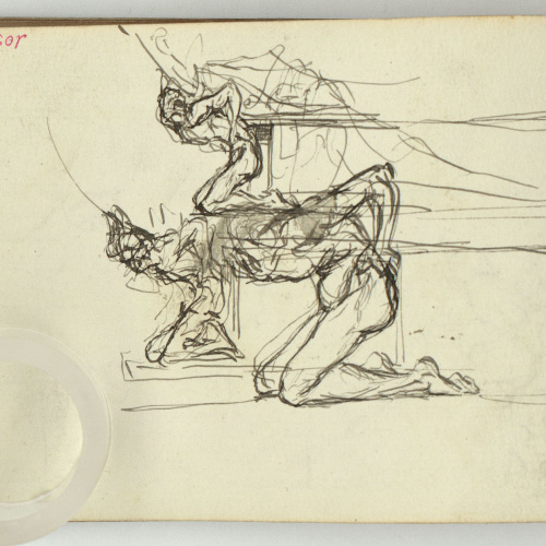 image for: Marià Fortuny - Pedestal d&#039;estil renaixentista (anvers) / Pedestals d&#039;estil renaixentista (revers) - Cap a 1863-1866