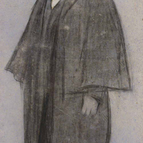 image for: Ramon Casas - Retrat d'Adrià Gual - Cap a 1897-1899