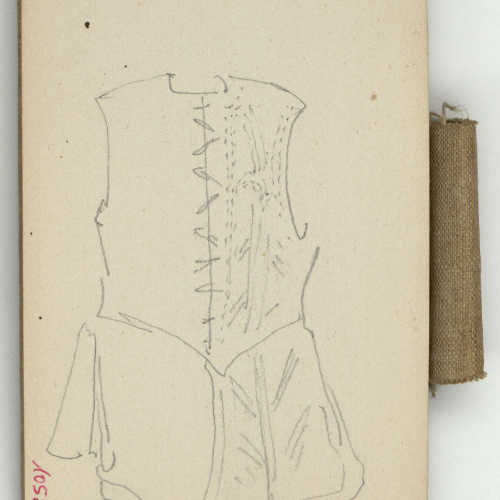 image for: Marià Fortuny - Vestit d&#039;època medieval - Cap a 1873