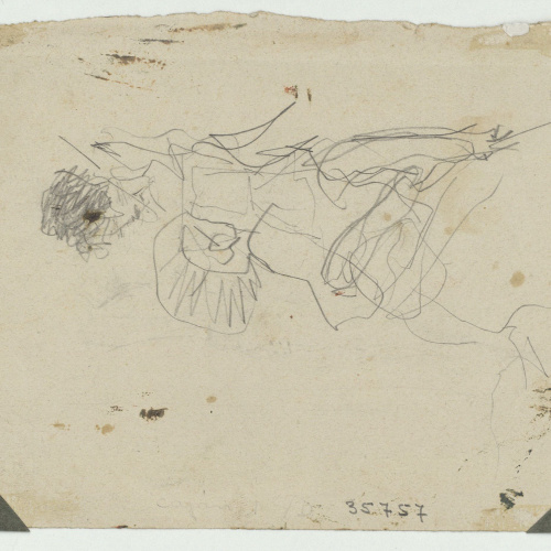 image for: Marià Fortuny - Estudi per al quadre «Els fills del pintor en un saló japonès» (anvers) / Estudi per al quadre «Els fills del pintor en un saló japonès» (revers) - Cap a 1874 [1]