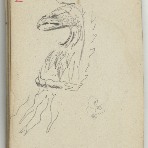 image for: Marià Fortuny - Cimera de casc - Cap a 1873