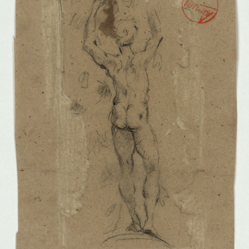 image for: Marià Fortuny - Estudi per al quadre «L&#039;elecció de la model» - Cap a 1868-1870