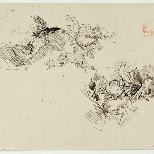 image for: Marià Fortuny - Estudi per al quadre «L&#039;elecció de la model» - Cap a 1868-1870