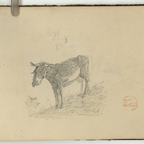 image for: Marià Fortuny - Estudi per a l&#039;aquarel·la «Vista de la ciutat de Tànger des del soc» - Cap a 1862