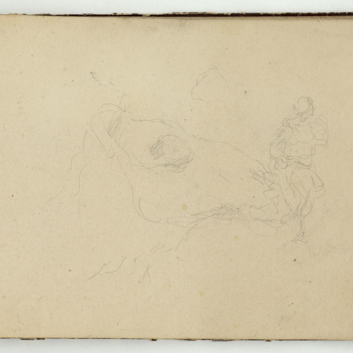 image for: Marià Fortuny - Estudi per a l&#039;aquarel·la «Vista de la ciutat de Tànger des del soc» - Cap a 1862