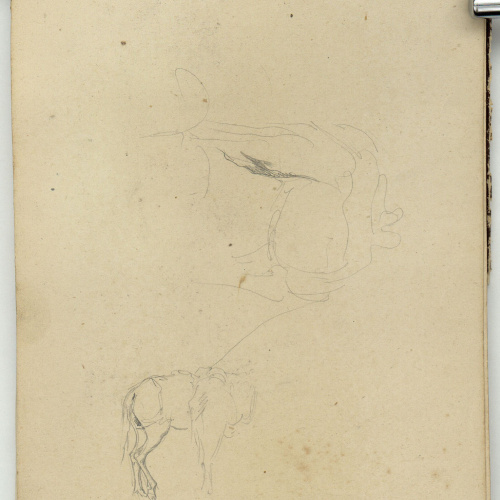 image for: Marià Fortuny - Estudi per a l&#039;aquarel·la «Vista de la ciutat de Tànger des del soc» - Cap a 1862