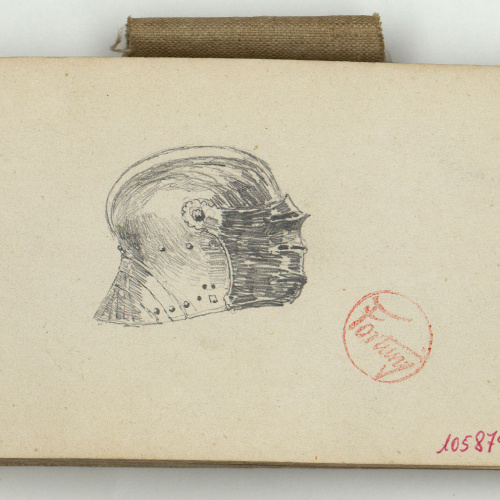 image for: Marià Fortuny - Casc - Cap a 1873