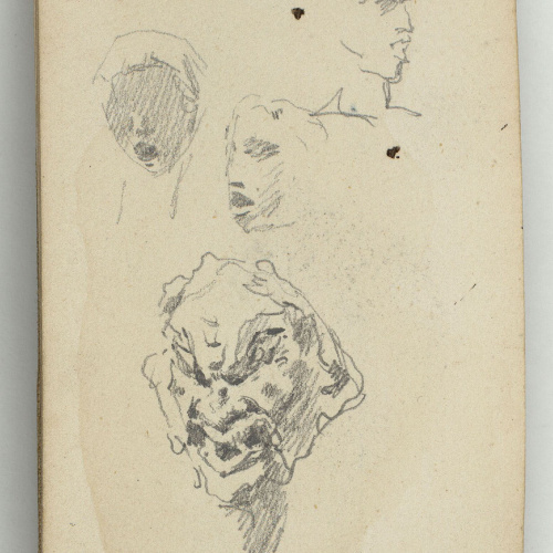 image for: Marià Fortuny - Caps i màscara - Cap a 1873