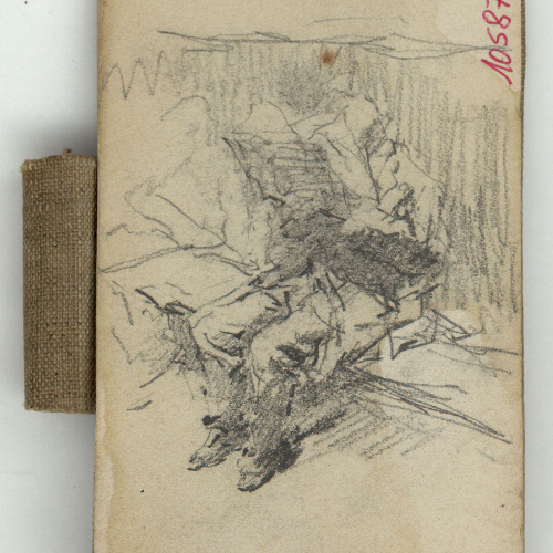 image for: Marià Fortuny - Home llegint - Cap a 1870