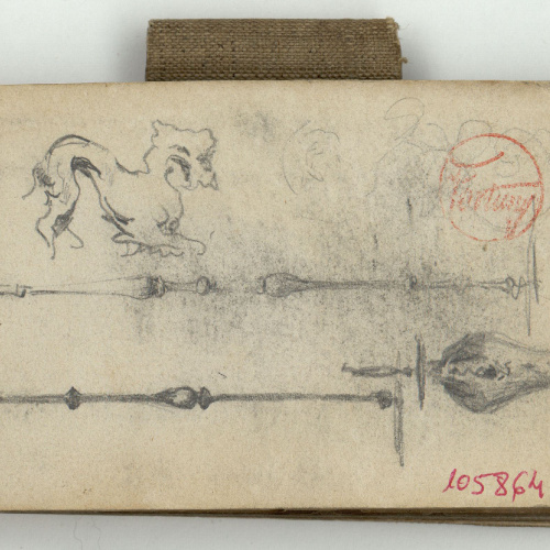 image for: Marià Fortuny - Barres de reixa - Cap a 1870