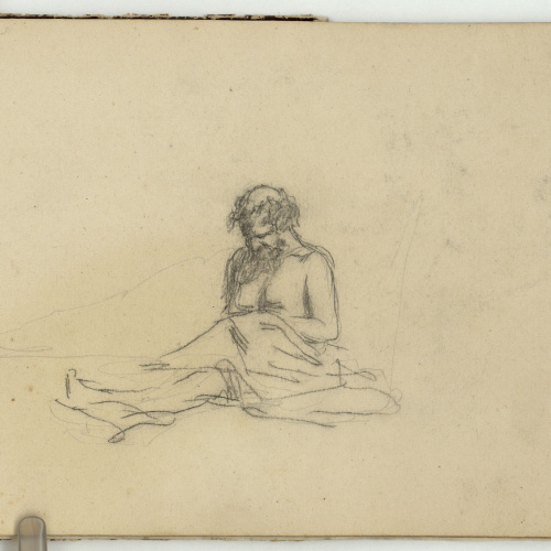 image for: Marià Fortuny - Home assegut - Cap a 1862