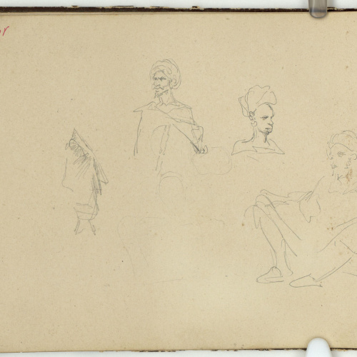 image for: Marià Fortuny - Marroquins - Cap a 1862