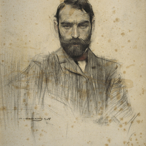 image for: Ramon Casas - Retrat de Gustave Violet - 1905