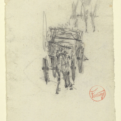 image for: Marià Fortuny - Estudi per al quadre «Platja de Portici» - Cap a 1874