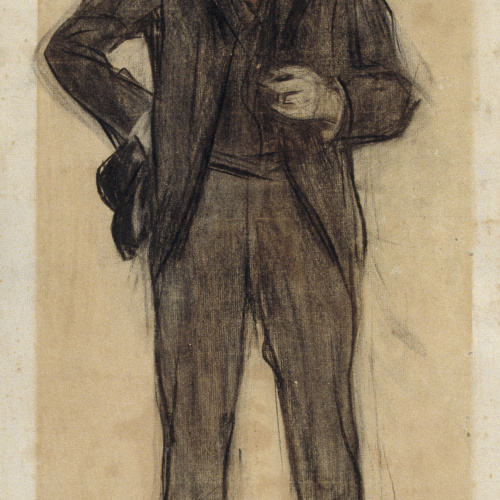 image for: Ramon Casas - Retrat d&#039;Agapit Vallmitjana - Cap a 1897-1899