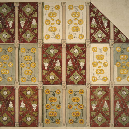image for: Gaspar Homar - Motius ornamentals per a un sostre - Cap a 1905
