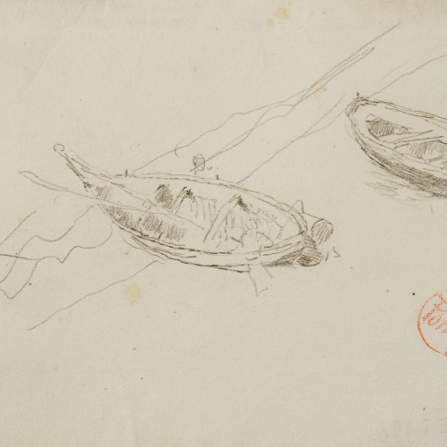 image for: Marià Fortuny - Estudi per al quadre «Platja de Portici» - Cap a 1874