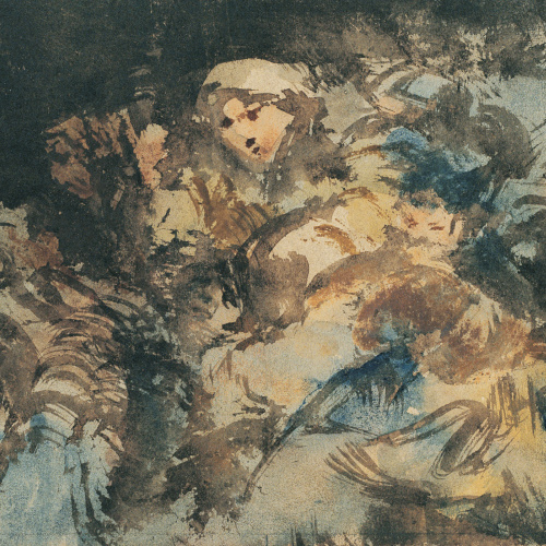 image for: Eugenio Lucas Velázquez - Grup de bruixes [?] - Cap a 1850-1860