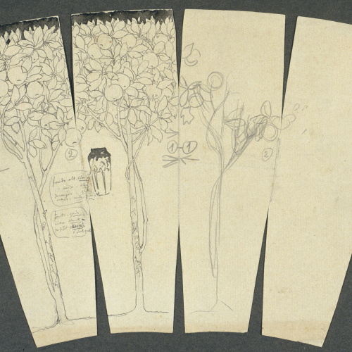 image for: Antoni Serra - Ornamentació per a un gerro - Cap a 1904-1908
