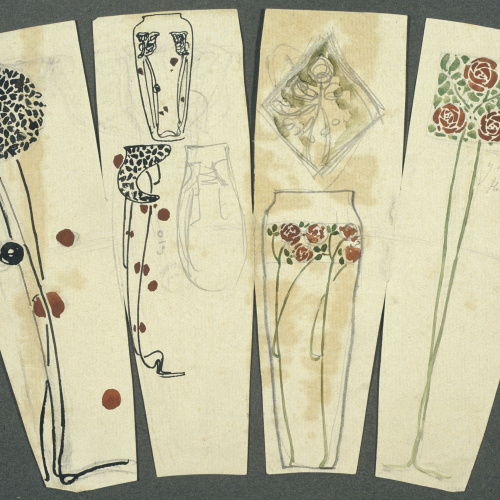 image for: Antoni Serra - Ornamentació per a un gerro - Cap a 1904-1908