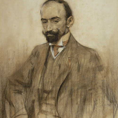 image for: Ramon Casas - Retrat de Jacinto Benavente - Cap a 1904-1905
