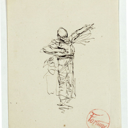 image for: Marià Fortuny - Estudi per al quadre «Músics àrabs» - Cap a 1872