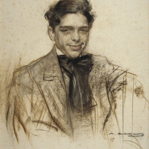 image for: Ramon Casas - Retrat de Lluís Bagaria - Cap a 1903-1906