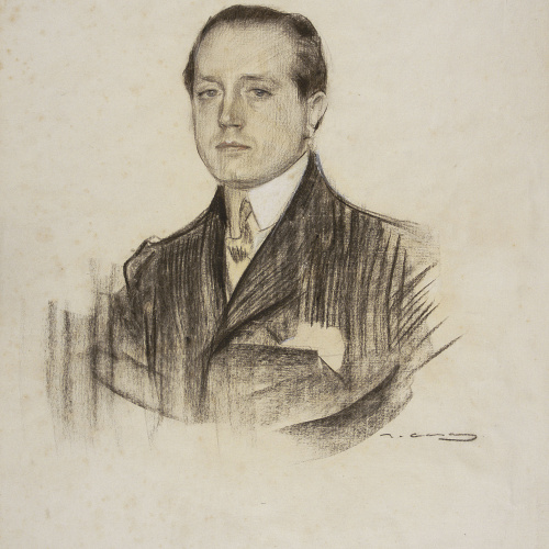 image for: Ramon Casas - Retrat de José Martínez Ruíz, «Azorín» - Cap a 1904-1905