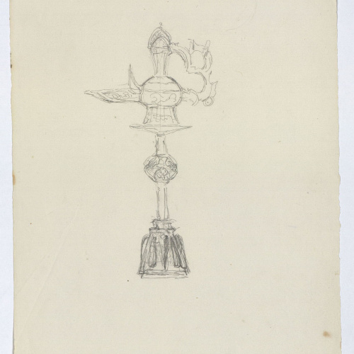 image for: Marià Fortuny - Llàntia d&#039;estil musulmà - Cap a 1870-1872