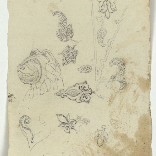 image for: Marià Fortuny - Motius ornamentals d&#039;estil musulmà - Cap a 1867-1872