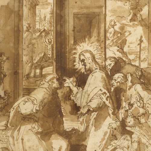 image for: Francesc Ribalta - Aparició de Crist a sant Vicenç Ferrer - 1604
