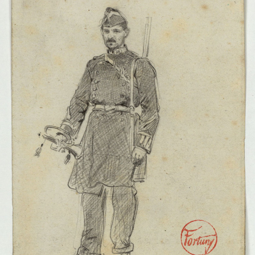 image for: Marià Fortuny - Corneta de órdenes del general Prim - Cap a 1860