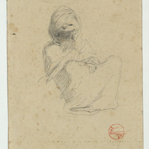 image for: Marià Fortuny - Marroquí (anvers) / Paisatge (revers) - Cap a 1860-1862