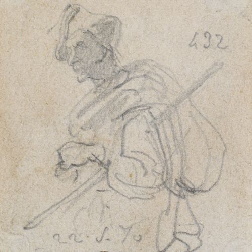 image for: Santiago Rusiñol - Apunt del natural - 22 de maig de 1870