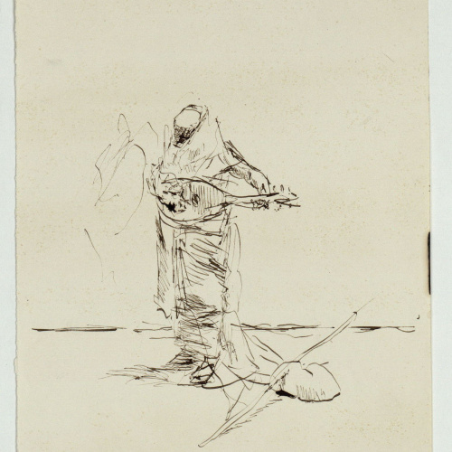 image for: Marià Fortuny - Estudi per al quadre «Músics àrabs» - Cap a 1872