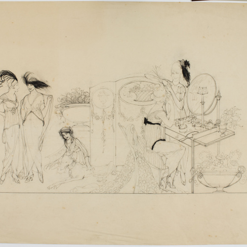 image for: Francesc Xavier Gosé - Escena de tocador (anvers) / Escena de tocador (revers) - Cap a 1910-1912