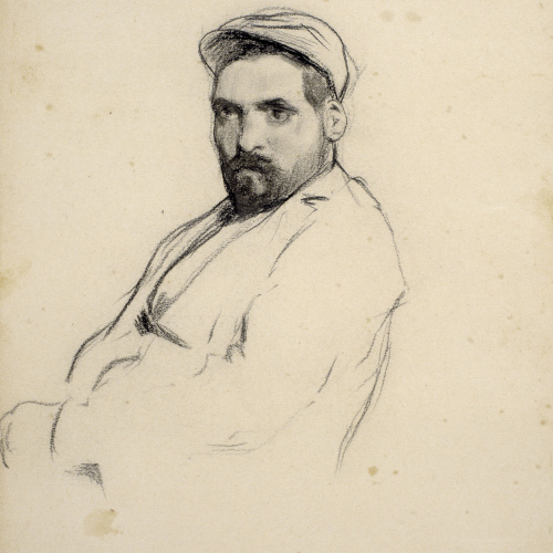image for: Santiago Rusiñol - Retrat d&#039;home - Cap a 1895-1897