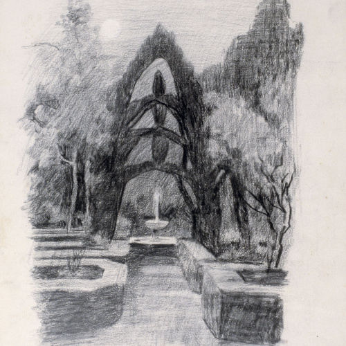 image for: Santiago Rusiñol - Jardí del Generalife - 1895