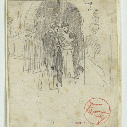 image for: Marià Fortuny - Hebreus - Cap a 1860-1862