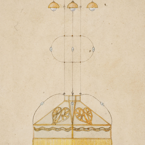 image for: Gaspar Homar - Llum (vista frontal i de secció) - Cap a 1910