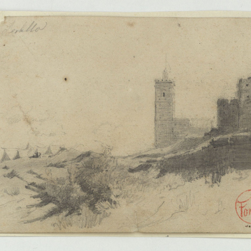image for: Marià Fortuny - Campament espanyol i qasba de Ceuta - Cap a 1860-1862