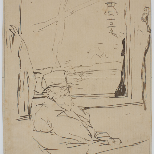 image for: Francesc Xavier Gosé - Home en un cafè - Cap a 1900