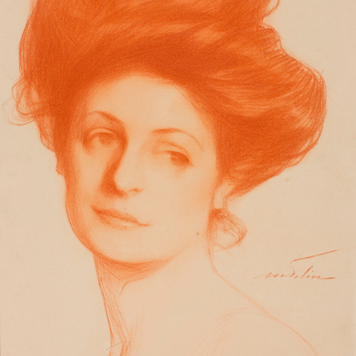image for: Manuel Feliu de Lemus - Retrat de dona - Anterior a 1907