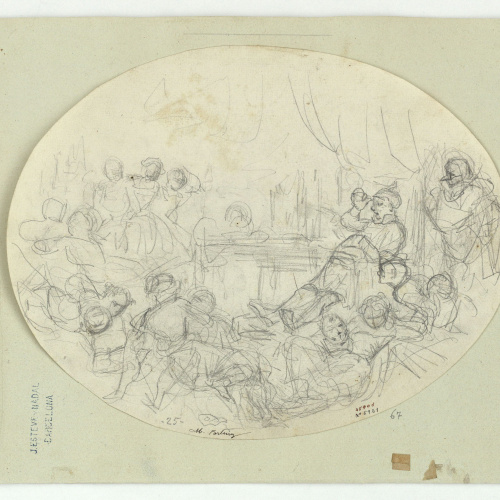 image for: Marià Fortuny - Festa de Carnaval - Cap a 1856-1858