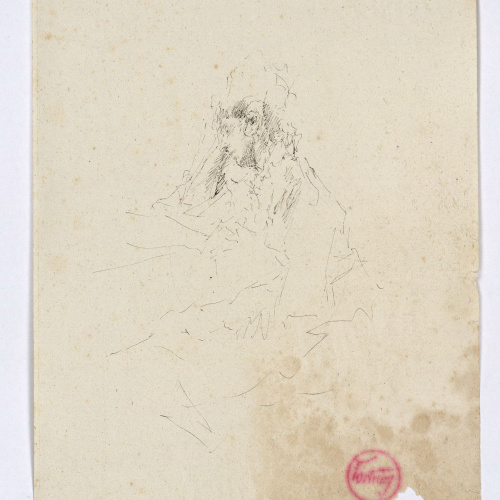 image for: Marià Fortuny - Esbós de Cecilia de Madrazo - Cap a 1874