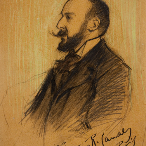 image for: Ricard Canals - Retrat de Generós N. Añés - 1898