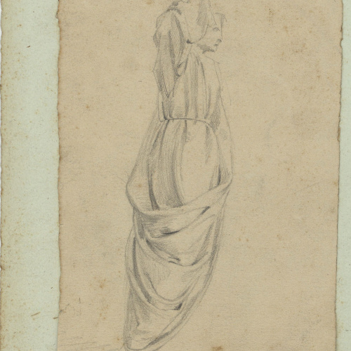 image for: Marià Fortuny - Estudi acadèmic de figura masculina - Cap a 1856-1858