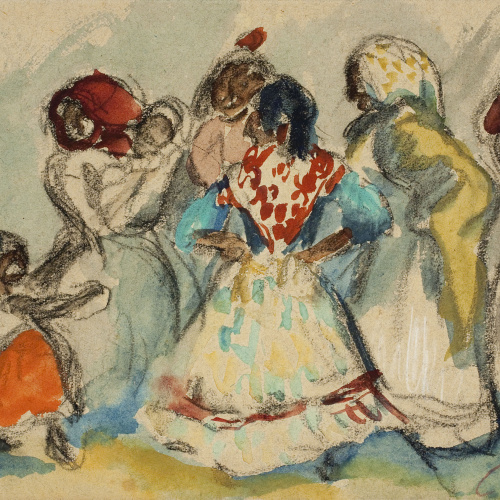 image for: Ricard Canals - Gitanes amb nens - Cap a 1910-1920