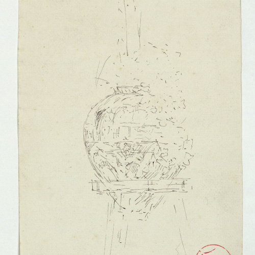 image for: Marià Fortuny - Esbós de vas d&#039;estil musulmà - Cap a 1870-1872